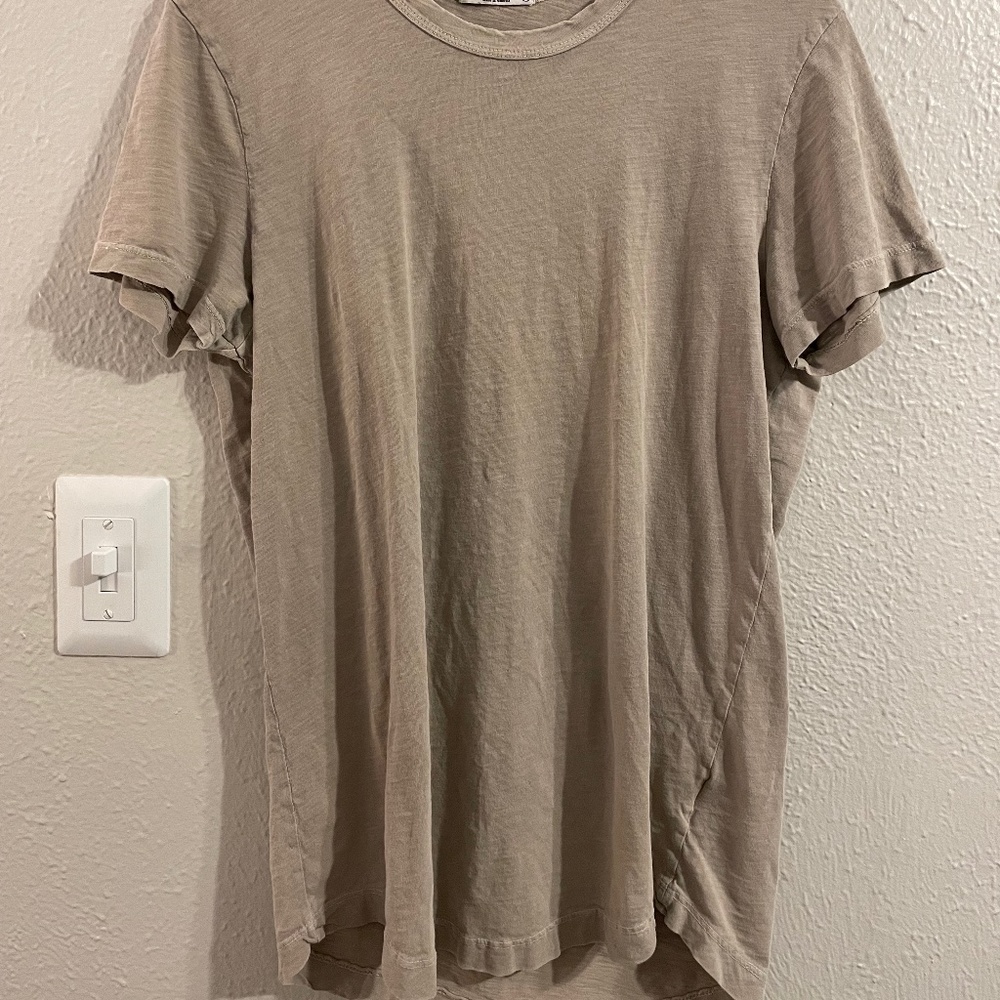 Buck Mason Slub Curved Hem Tee